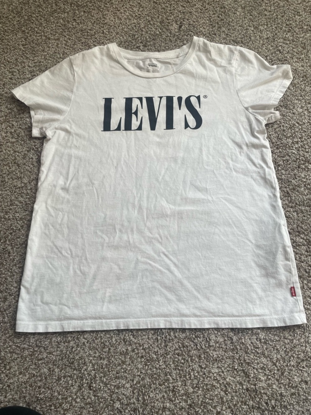 Levi’s Women’s‎ Graphic Logo T-Shirt Black & White Medium - Picture 2 of 4